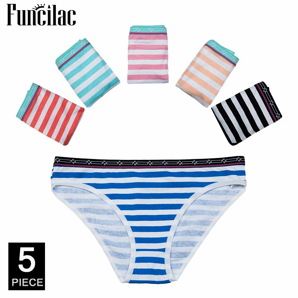 Women's cotton panties Girl Briefs Ms. cotton underwear bikini underwear sexy Ladies Briefs Free shipping 5 Pcs/set - Matrix Studios
