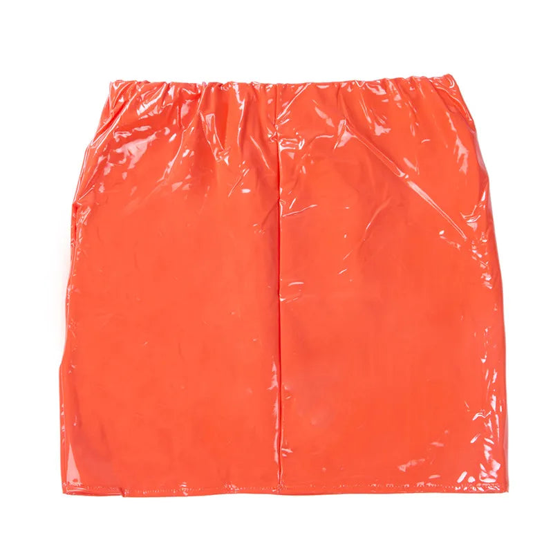 High Waist Sheath Skirts Women Solid Pu Leather Package Hip Skirt Female Bodycon Solid Black Short Sexy Pencil Mini Skirt Ladies - Matrix Studios