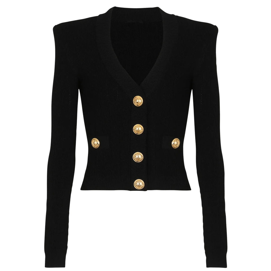 Spot Spring 2024 New Women's Fashion Classic High Quality Versatile Jacket Jacket Knitted Sweater Cardigan - Matrix Studios
