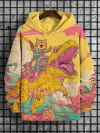 2026 Men's Hoodies Funny Cat Dinosaur UFO Art 3D Printed Cartoon Sweatshirt Men Women Tracksuit Oversized Casual Street Y2k Coat - Matrix Studios