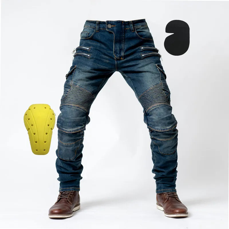 New Autumn Men Pants Casual Tactical Jeans Male Multiple Pockets Cargo Pant Casual Straight Dimem Jeans Trousers Plus Size S-4Xl - Matrix Studios