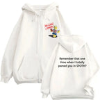 Funny Blame John Meme Zipper Hoodie Shedletsky Forsaken Fashion Autumn/Winter Sweatshirt Men Women Casual Oversized Coats Hoody - Matrix Studios