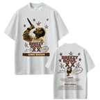Rapper Chris Brown Breezy Bowl XX Tour 2025 T-shirt Men Women Hip Hop Fashion Pop Music  T Shirts Casual Cotton Vintage T-shirts