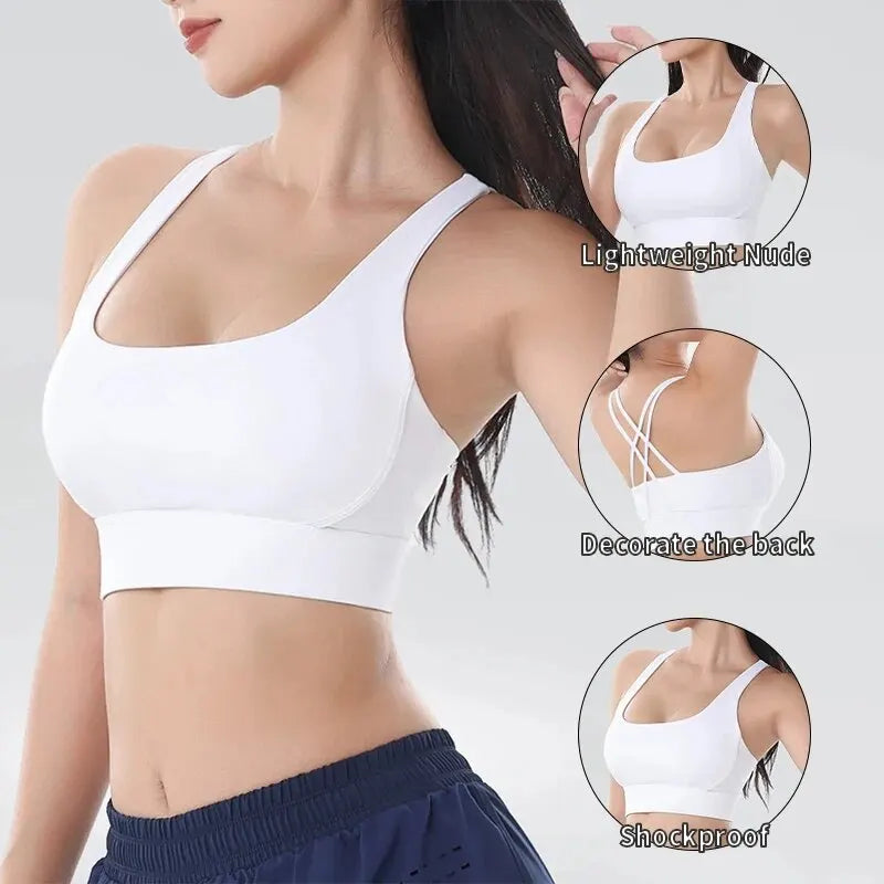Women Fitness Yoga Bras Race Back Sports Bras Nylon Top Women Bra Sexy Breathable Underwear For Women Gym - Matrix Studios