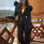 Winter Snowboard Jumpsuit Winter Outdoor Women's Hooded Jumpsuit Windproof Waterproof Ski Suit for Snowboarding Hiking Women Ski - Matrix Studios