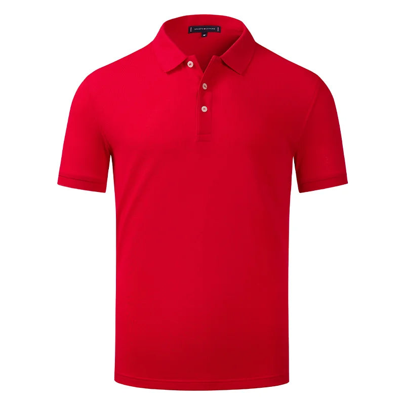 100% Cotton Lapel Polo Custom Logo Business Men And Women Short Sleeve Polo Embroidery Company Brand Quality Tops Print Design - Matrix-studios.com