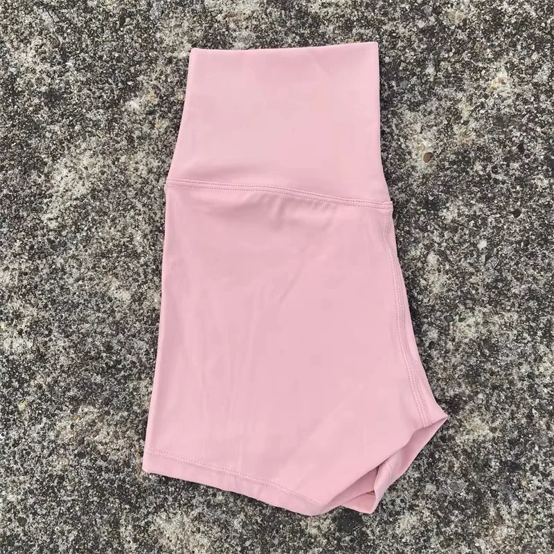 Sexy Solid Color High Waist Athletic Yoga Short Leg Cycling Women Fitness Sport Short Comprehensive Training Jogging Squat Proof - Matrix Studios