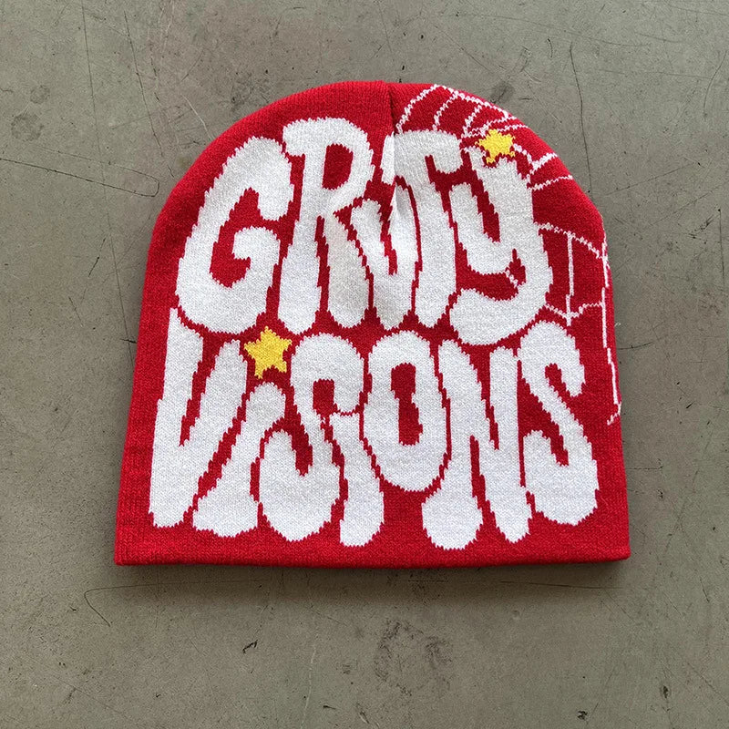 New Autumu Winter Keep Warm Knit Hat Women Men Skiing Beanies Outdoor Cold Hat Cycling Skullcap Fashion Letter Y2K Hiphop Beanie