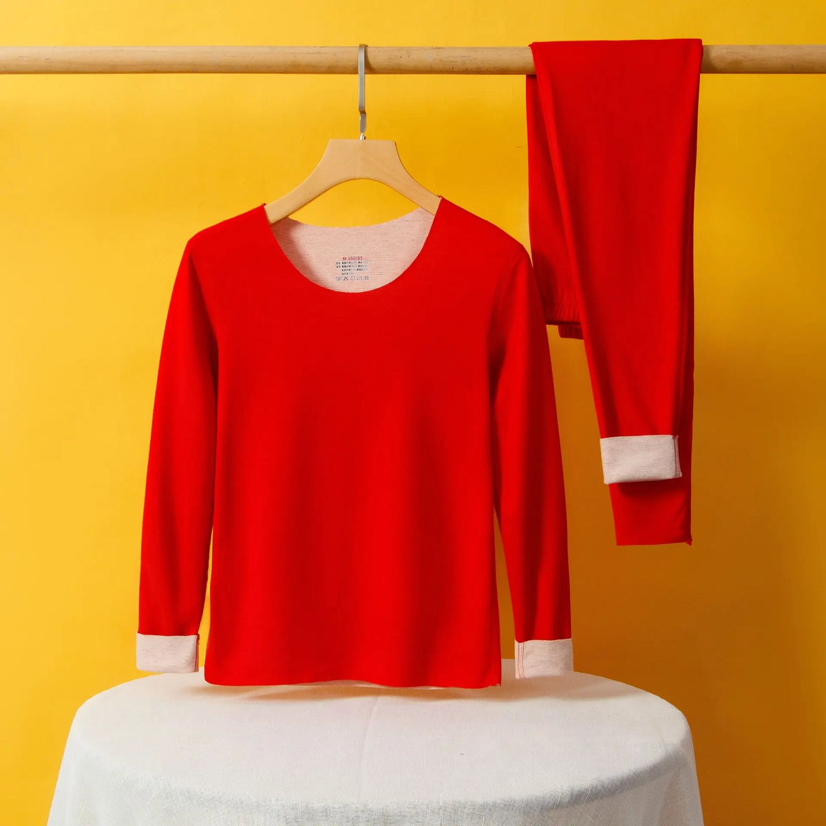 The New Cashmere Silk Thermal Underwear Set of Women's Non-marking Home Wear Wear Grinding Hair Fever Autumn Clothes and Pants - Matrix-studios.com