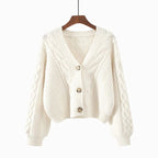 Autumn Winter Fashion Cardigan Sweater Women Knitted Coats Female Solid Long Sleeve Casual Knit Jacket Cardigans Tops Knitwear - Matrix Studios