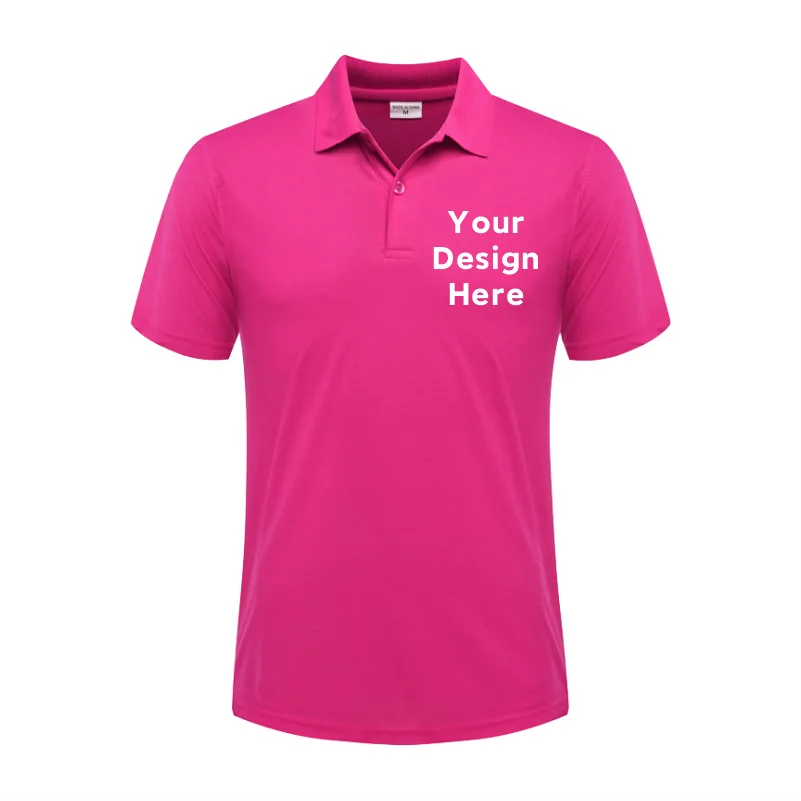 Summer Casual Short-Sleeved Polo Shirts Custom Logo Embroidery Printing Personalized Design Men And Women Tops - Matrix-studios.com