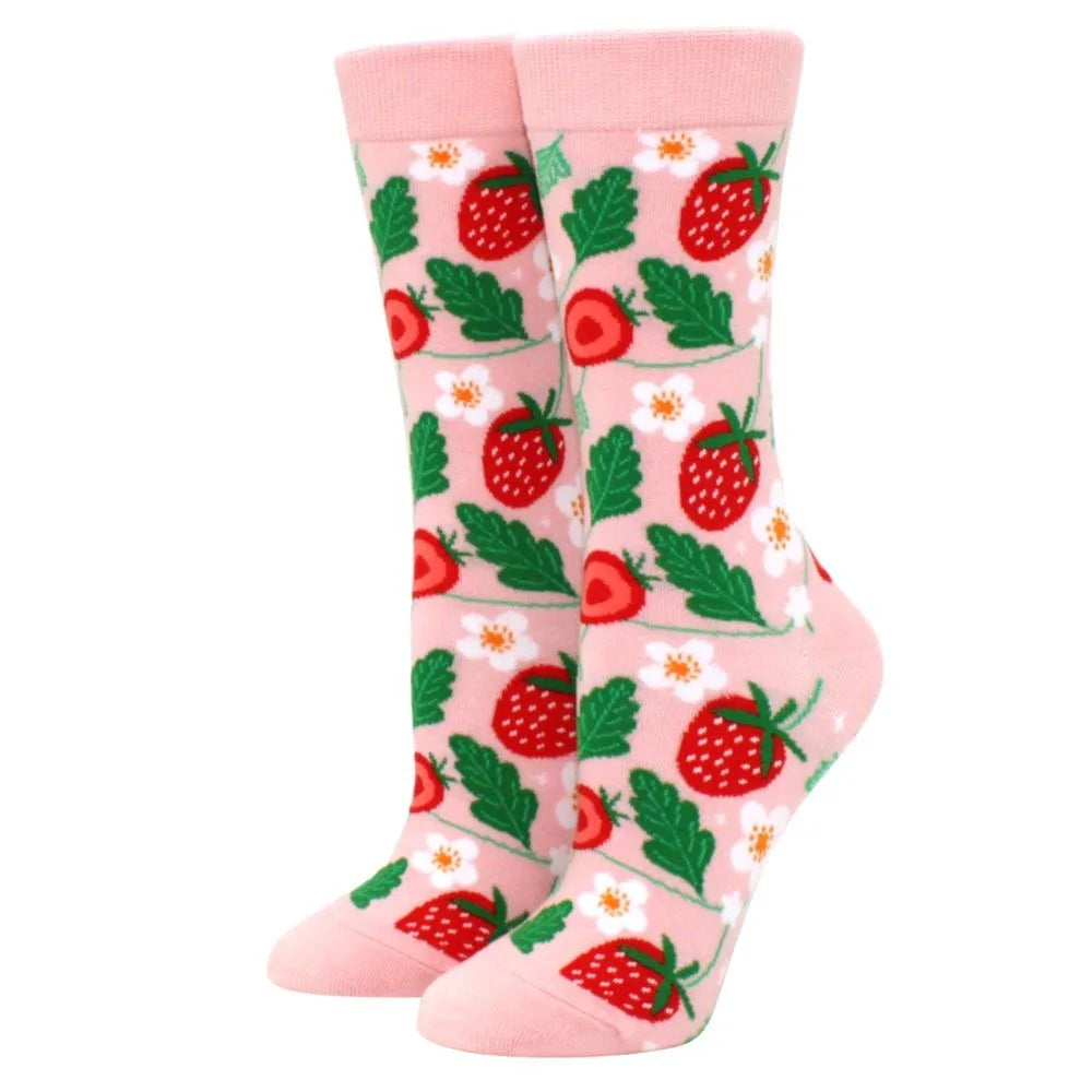 Novelty Woman Socks Harajuku Cotton Funny Happy Cartoon Cat Dog Pattern Unisex Socks Men Novelty Kawaii Socks - Matrix Studios
