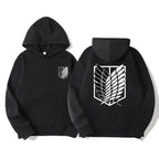 Japan Anime Attack on Titan Men Hoodies Spring Autumn Hip Hop Casual Pullover Top Hoodie Fashion Sweatshirts Jogging Sportswear - Matrix Studios