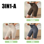 M-XL Women Shorts Sports Shorts For Women New Cycling Jogging Fitness High Waist Push Up Gym Shorts Leggings Yoga Clothing - Matrix-studios.com