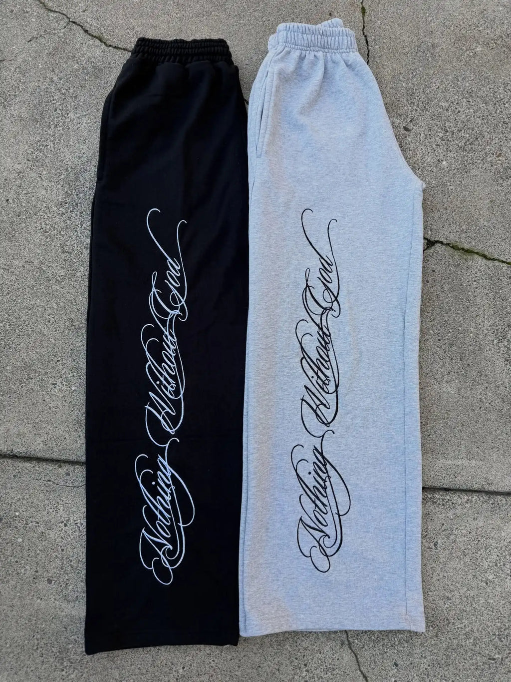 Y2k Street Style Large Area Embroidered Back Oversized Loose Hooded Sweatshirt Stretch Jogging Pants Casual Sports Pants Suit