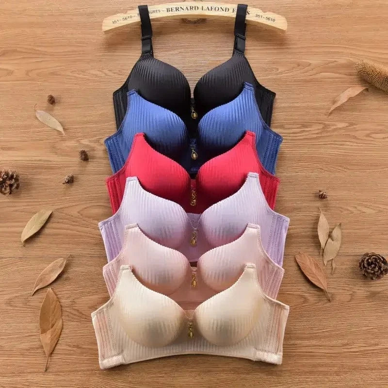 8CM Thick Padded Push Up Bra for Small Chest Seamless Wireless Comfort T-Shirt Bra Natural Lingerie with Adjustable Straps - Matrix Studios