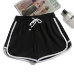 1pcs Summer Women Casual Solid Shorts Girl Gym Workout Shorts Pants Ladies Mid Waisted Yoga Short Student  Loose Shorts S-3XL - Matrix Studios