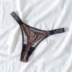 Low Waist Sexy Women Thongs Panties Rhinestones letter Diamonds G String Sports Thong Shorts Briefs T-back Fitness Size S-XL - Matrix Studios