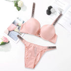 Victoria's Secret Women's Fashion Lingerie Set Sexy Breathable Soft Versatile Shapewear Sexy Lingerie Bra and Panty Set Push Up - Matrix-studios.com