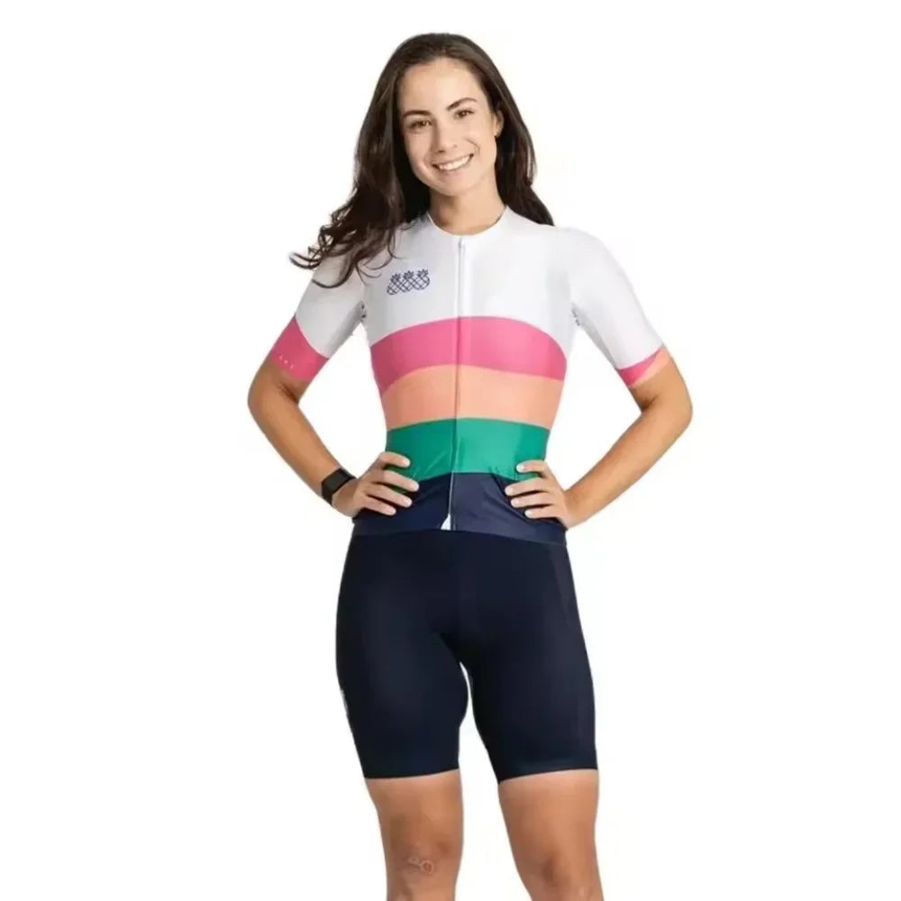 Summer Cycling Jersey Sets 2026 Women Cycling Clothing MTB Bike Suit Short Sleeved Bicycle Bike Outdoor Clothes Maillot Ciclismo - Matrix-studios.com