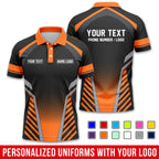 Fashion Men Women Stripe Graphic Polo Shirt For Men Custom Name Logo Text 3D Printed Polo Shirts Trend Button Up Sports Tops Tee - Matrix-studios.com