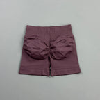 HISTELLO Gym Shorts 4.5" Women Fitness Sports Biker Shorts Low Waist Running Pants Workout Scrunch Butt Yoga Seamless Leggings - Matrix-studios.com