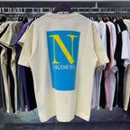 Summer Street Satoshi Nakamoto T-shirt Men's Women's Loose Lettered Logo Printed Cotton Short Sleeve - Matrix-studios.com