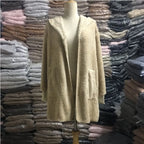 12 Colors Fleece Sweatshirt Long Cardigans Autumn Winter Female Long Sleeve Double Side Wear Flurry Loose Hoodie Coats Outwear - Matrix Studios