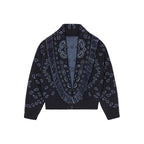 Jacquard Cardigan Women V-Neck Tie Waist Cardigans Long Sleeve Knit Sweater Waist Cuff Casual Autumn Fashion Trendy Streetwear - Matrix Studios