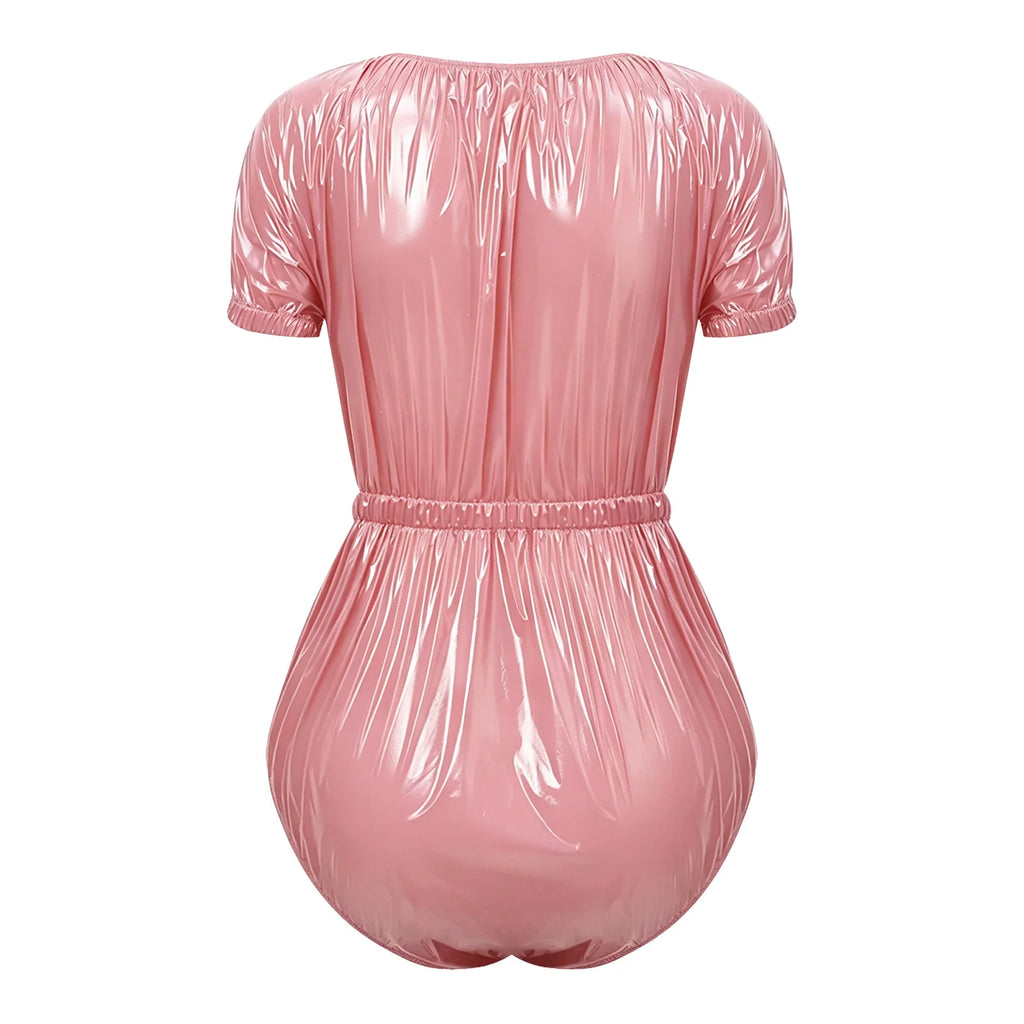 Women Men Washable Diaper Cover Sleeveless Waterproof Bodysuit Swimwear Clubwear Elderly Alzheimer Bedridden Adaptive Clothing - Matrix Studios