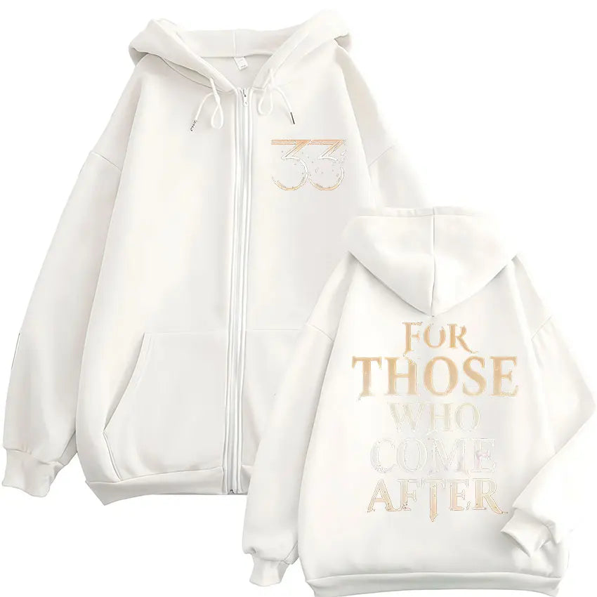 Game Esquie Clair Obscur Expedition 33 Jacket Hoody Unisex Vintage Oversized Zip Up Sweatshirt High Quality Fleece Zipper Hoodie - Matrix Studios