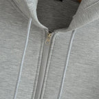 KEYANKETIAN Winter New Women's Zipper Hoodie High Street Unisex style Double Pockets Oversize Loose Sweatshirts Outerwear Top - Matrix Studios