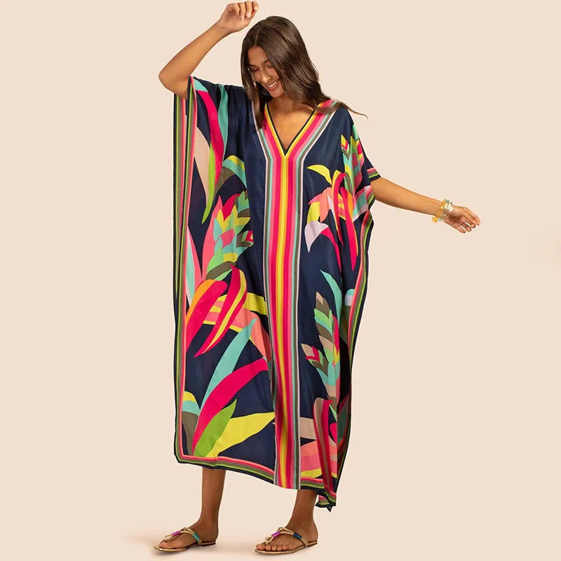 Beach Outfits for Women Cover-ups Swimsuit Bathing Suit Maxi Dress Summer Clothe Plus Size Swimwears - Matrix Studios
