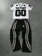 2026 Summer Men's And Women's Short Sleeved Pants 2-Piece Set With Letter Printing Simple Quick Drying T-Shirt Pants Casual Set