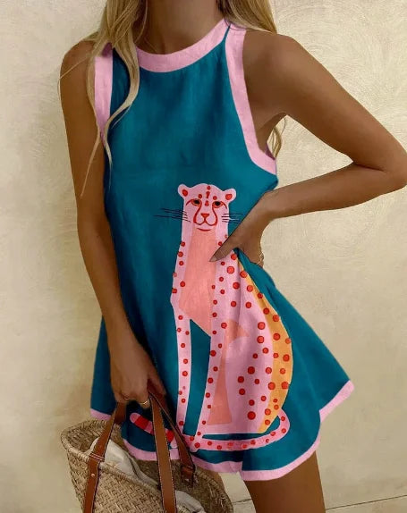 Beach Swimming Suit Dress Woman 2026 Short Cover Up Bikini Tunic Playa Ocean Casual Shirt Sleeveless Clothes Multiple Colors Sea - Matrix Studios