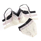 Summer Sexy Lace Embroidery Women Lingerie Set French Thin Cup Push Up Bra Comfort Breathable Underwear Ladies Bra Briefs Set - Matrix-studios.com