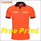POLO Shirt Customized Print Logo Summer Short Sleeve Print Image Personalized Customized Work Suit T-shirt Embroidered Polo Coll - Matrix-studios.com