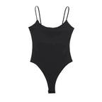 MUJER 2025 Sexy Tight Bodys for Women White Black Backless Bodysuit Women One Pieces Jumpsuits for Women Sexy Lingerie Bodysuit - Matrix-studios.com