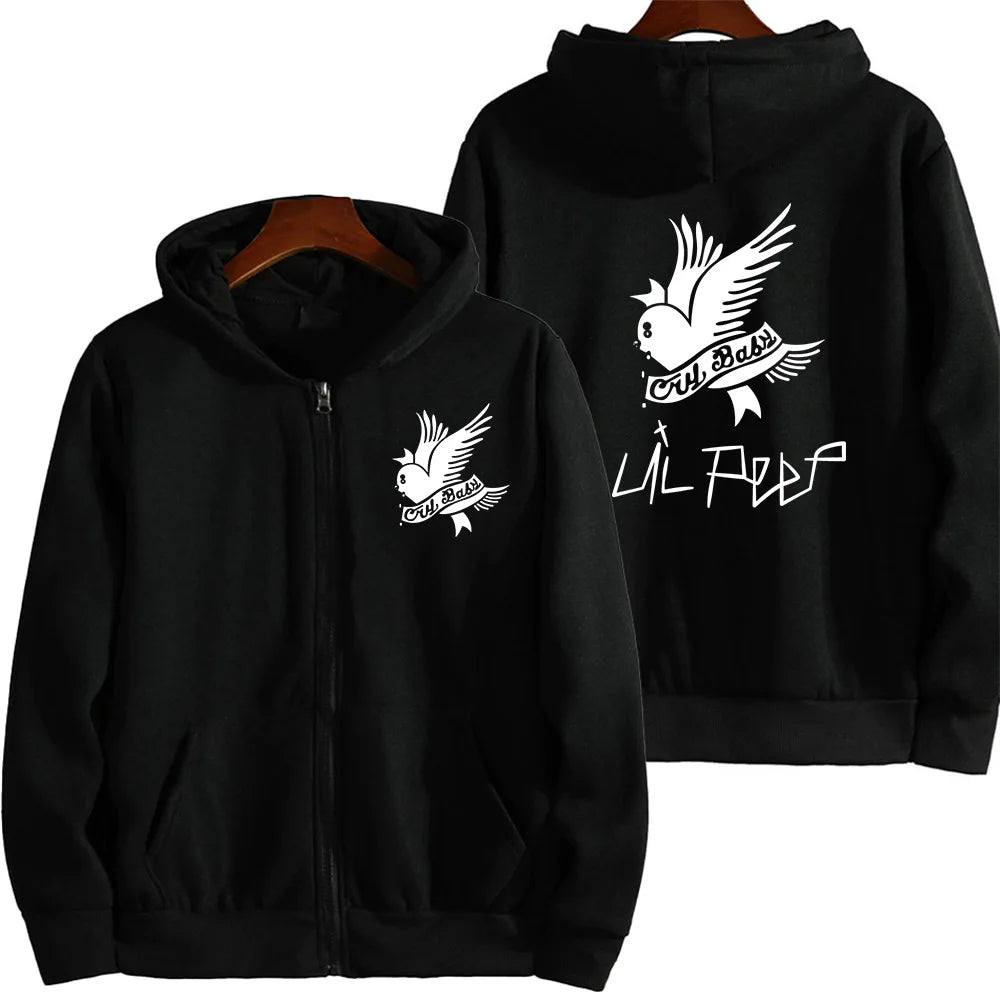 Zipper cardigan with fleece hooded zipper sweatshirt for casual and fashionable men - Matrix Studios