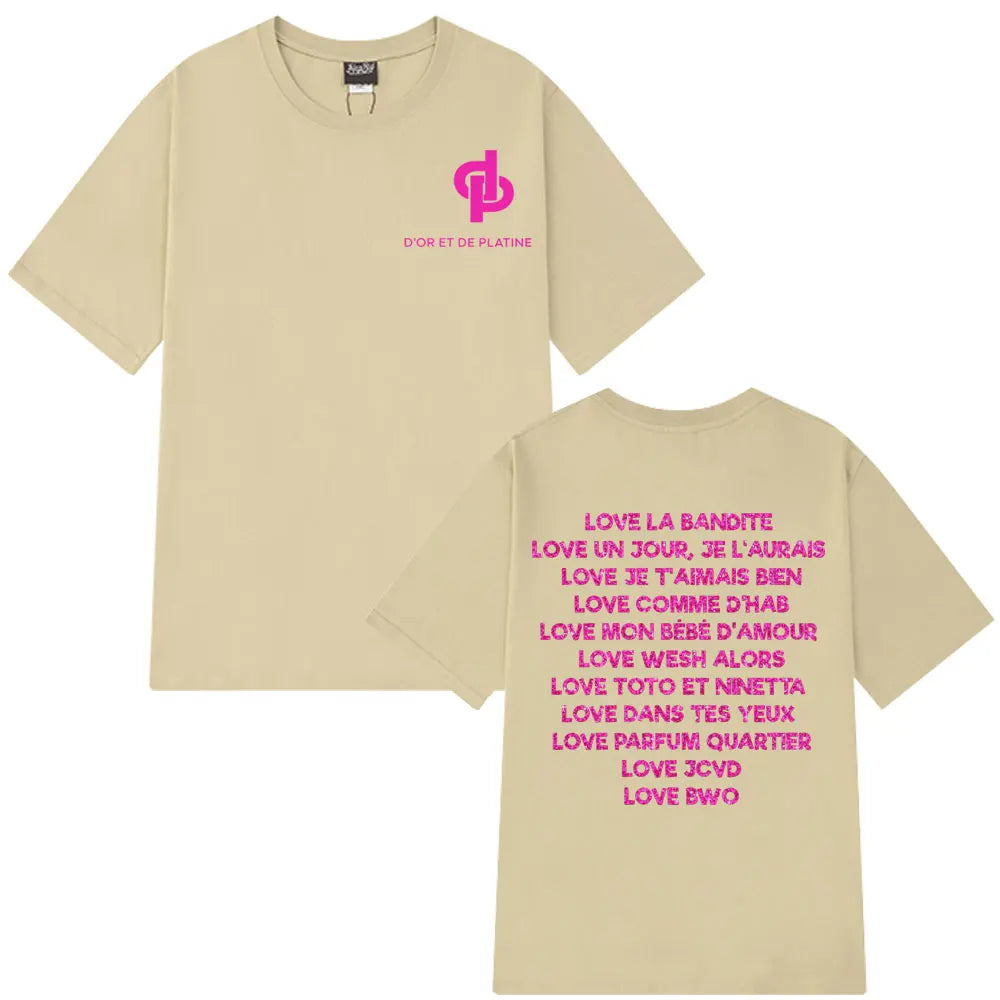 Rapper Jul Graphic Vintage T-shirt Man Woman Fashion Hip-hop T Shirt Summer Short-sleeved  Cotton Oversized Aesthetic T-shirts