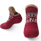 Fall Winter Non‑Slip Floor Socks Super Soft Warm Slipper Socks Unisex Snow Sleep Carpet Yoga Socks for Men Women Indoor House - Matrix Studios