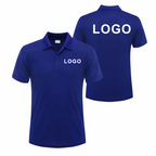 Customized Logo Breathable Polo Shirt Casual Company Group Clothing Lapel Short Sleeve Polo Shirts Work Clothes Print Embroidery - Matrix-studios.com