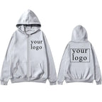 2024 New Fashion Your Own Design Brand Logo/Picture Personalized Custom Anywhere Men Women DIY Zipper cardigan hoodie - Matrix Studios