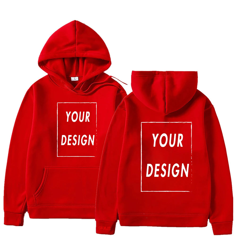 Your Own Design Brand Logo/Picture Personalized Custom Anywhere Men Women DIY Hoodies Sweatshirt Casual Hoody Fashion New - Matrix Studios