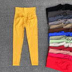 Seamless Sport Yoga High Waist Pants Leggings Sport See Through Yoga Gym Running Quick Dry Pants Scrunch Butt Pants - Matrix-studios.com