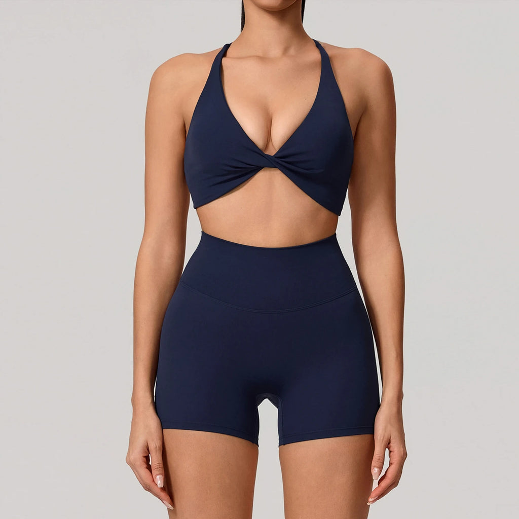 Summer 2PCS Yoga Suit Sports Set Women Quick-Dry Gym Set Women Tracksuit Running Workout Long Sleeve Sports Shirt Yoga Clothing - Matrix-studios.com
