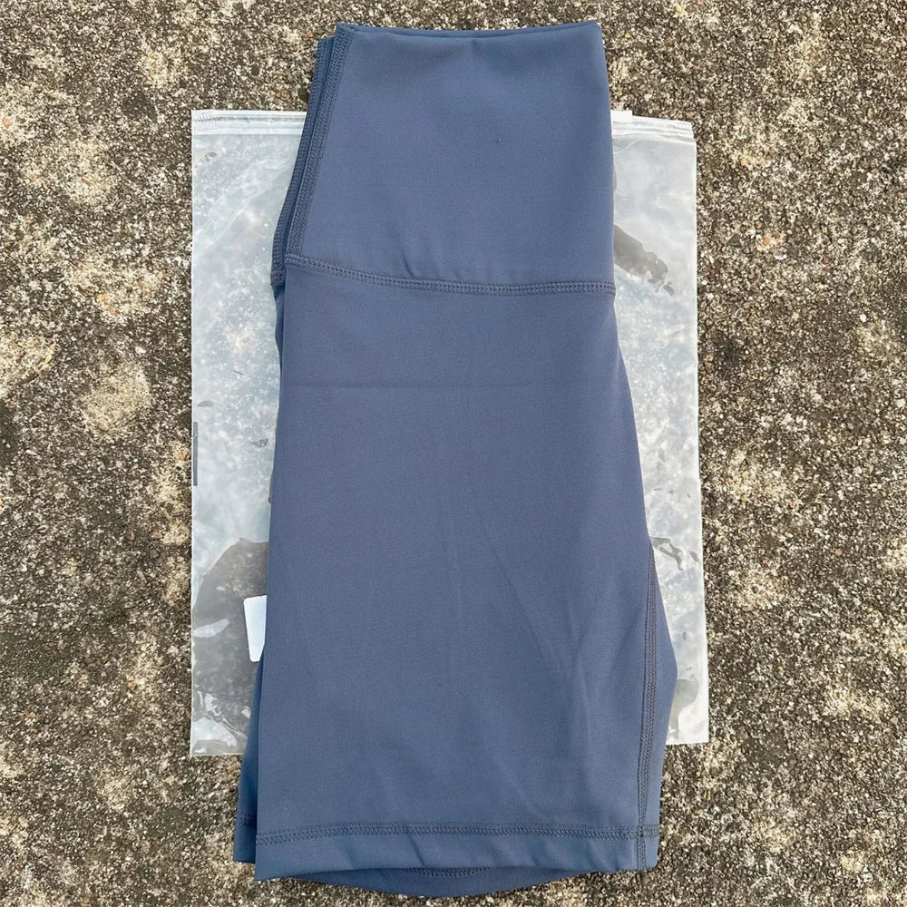 Solid Color High Waist Yoga Short Leg Cycling Women Fitness Sports Short Comprehensive Training Jog Squat Proof Internal Pocket - Matrix Studios