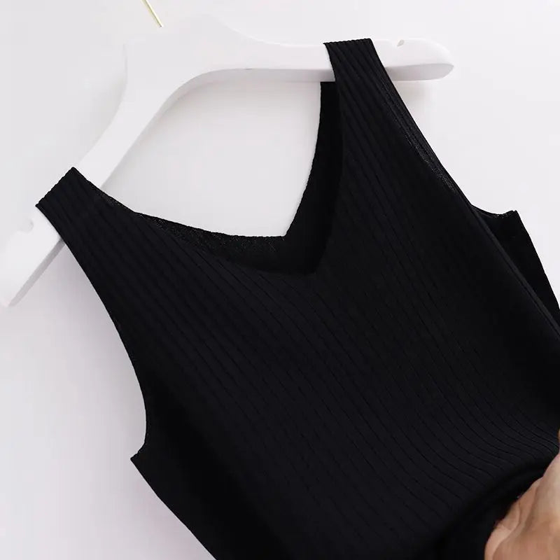 Women's Spring Autumn New Fashion Fake Two Piece Knit Sweater+Strap A-line Skirt Suit Korean Elegant Pullover Dress Matching Set - Matrix-studios.com