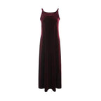 2024 Autumn Women Solid Color New Sleeveless Dress Single-breasted Long-sleeved Cardigan And Long Robes Female Casual Clothes - Matrix-studios.com