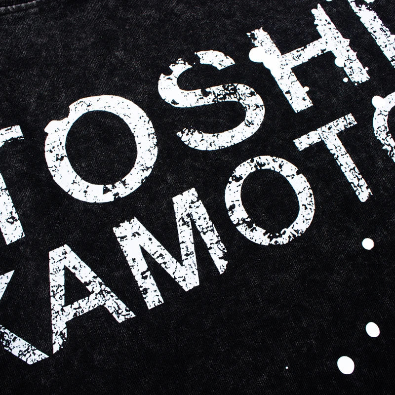 American High Street Satoshi Nakamoto Long Sleeve T Shirt Men Women Ink-blurry Retro Letter Print Double-layer Long Sleeve Top - Matrix-studios.com